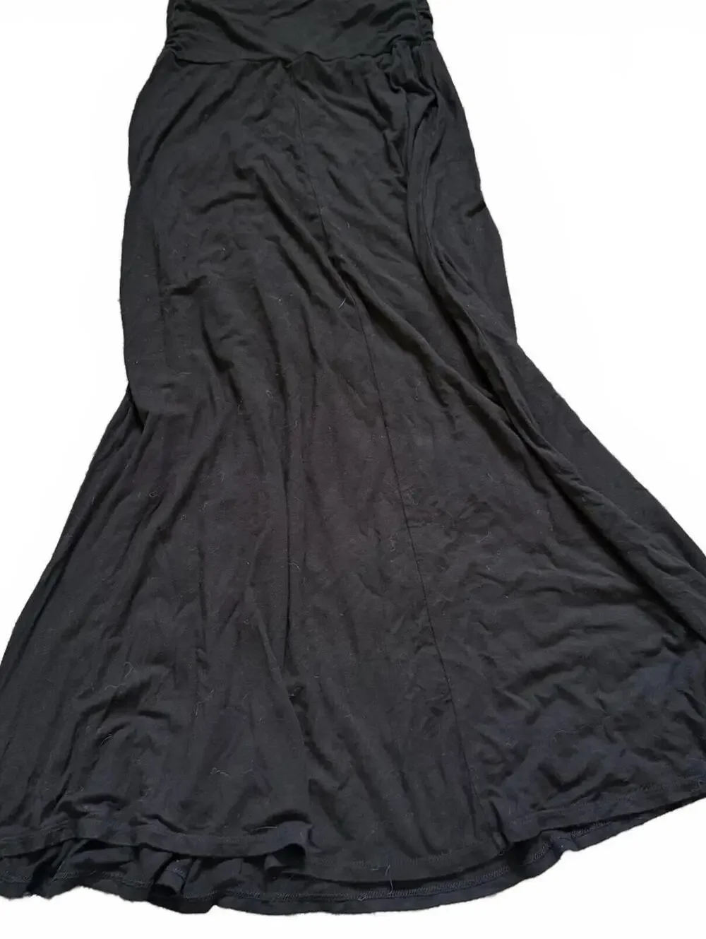 Robeau Black Maxi Mermaid Skirt Womens Size small Flowy Stretch Goth Boho